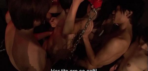  Real Japanese swingers club amateur sex party Subtitles